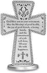 Cathedral Art God Bless Your Retirement Standing Metal Cross, 3 Inches Tall Retirement Gift by Abbey + CA Gift.