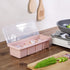 Yosoo 4 Compartments Seasoning Box Spice Rack Organizer, 11.42 * 4.53 * 2.76in Container