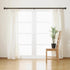 Adjustable Curtain Rods for Windows 28 to 48, Heavy Duty Long Window Curtain Rod, Outdoor Drapery Rods, Antique Bronze