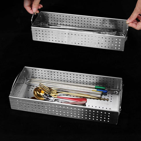 Hemoton Serving Utensils, Multi-function Cutlery Organizer for Home Accessory Storage Holder