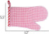 Silicone Oven Mitts Set of 2, Transparent Clear Silicone Shell with Cotton Quilted Lining, Heat Resistant Kitchen Gloves