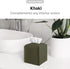 carrotez Modern PU Leather Tissue Box Cover - Decorative Holder for Bathroom, Night Stands, Office, Khaki