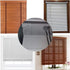 4pcs Box Mounting Bracket, 2 Sets for 2inch High Rail Venetian Blinds, White Color Head Track End Cover Holder