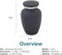 Graystone Aluminum Keepsake Cremation Urn for Ashes, 3 Inches High
