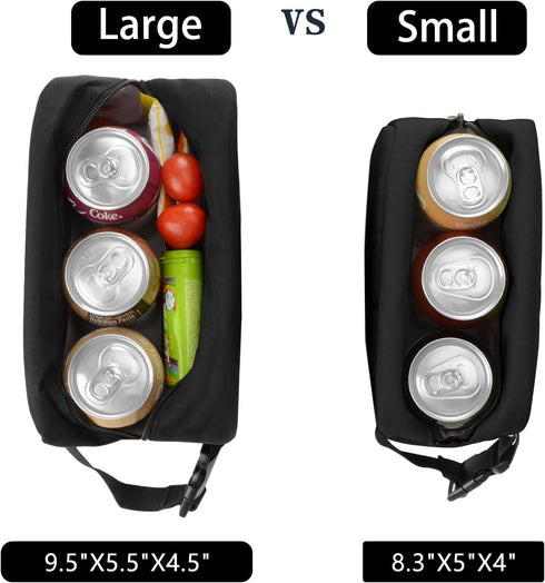 3+/Adults,Freezer Cerbonny Cooler Bag Freezable Lunch Bag for Work School Travel,Leak-proof Small Lunch Bag,Small