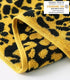 KINGSHORE 3 Set 1 1 1 100% Piece Premium Bath Towel (Leopard), Bath Towel Hand Towel Washcloth, Quick-Drying