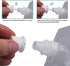 Concealable Reusable Cruise Sneak Flask Liquor Kit, Travel Plastic Flasks for Sneak Drink (6-5-0 Kit)
