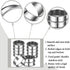 8 Pack 4 Inch Stainless Steel English Muffin Rings, Double Rolled Tart Rings for Baking Pastry Cooking