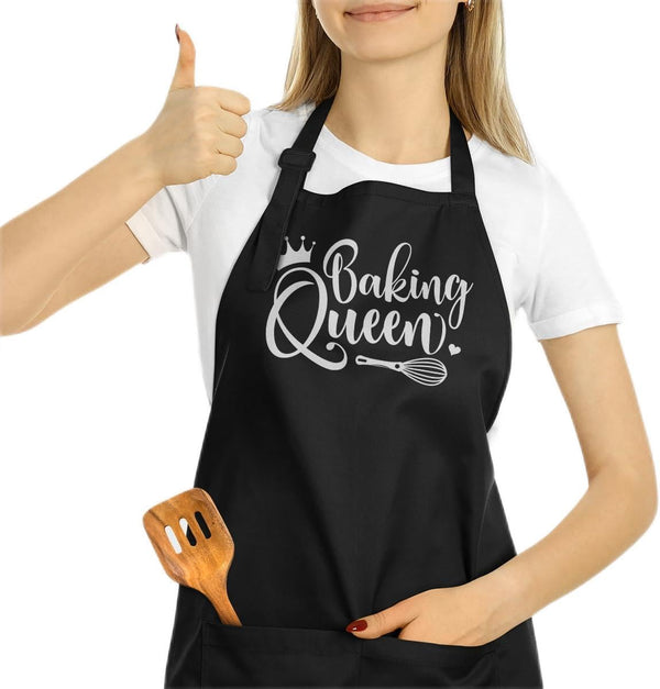 SANDJEST Funny Mens Aprons with Pockets, BBQ Kitchen Cooking Aprons, Birthday Christmas Gifts
