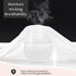 Waterproof Pillow Protectors Zippered, Standard 4 Pack Pillow Covers, Soft Comfortable Sateen 100% Long-Staple Cotton,