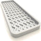 Happitasa Silicone Kitchen Sink Organizer Tray, 12" x 4", Sponge Holder and Countertop Protector, Bathroom and Kitchen