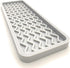 Happitasa Silicone Kitchen Sink Organizer Tray, 12" x 4", Sponge Holder and Countertop Protector, Bathroom and Kitchen