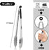 Walfos 17 Inch Extra Long Grill Tongs, Stainless Steel BBQ Tongs for Grilling, Cooking, and Turning Food