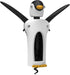 True Zoo Multicolor Winged Penguin Corkscrew, Soft-Touch Wine Bottle Opener Kit, 8.25"