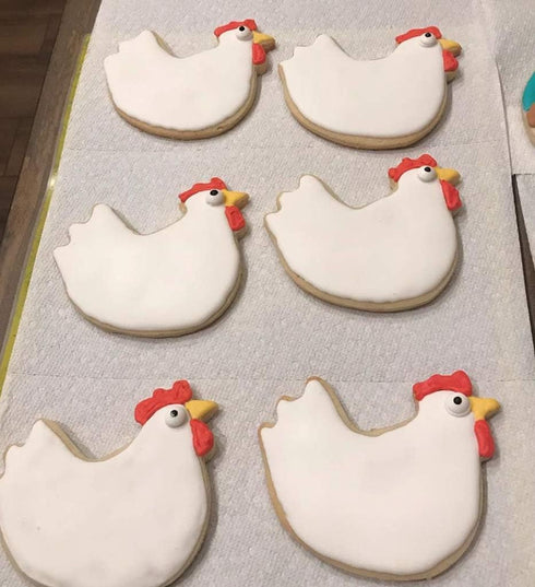 3-3/4 Ann Clark Cute Chicken Cookie Cutter, Made in USA