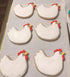 3-3/4 Ann Clark Cute Chicken Cookie Cutter, Made in USA