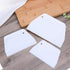 Luckycivia 3-Piece Trapezoidal Plastic Scraper, Multi-Function Kitchen Tool for Pizza Dough & Pastry