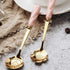 DOITOOL 4pcs Stainless Steel Coffee Spoon, Flower-Shaped Spoons, Tea Sugar Spoon, Dinner Espresso Spoons for Dessert,