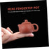 BESTOYARD Handmade Chinese Tea Pot, Feng Shui Teapot Ornament, Purple Sand Mud Kettle