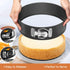 Utoolmart Springform Cake Pan - Carbon Steel Non-Stick Leakproof Round Cheesecake Pan, 7 Inch