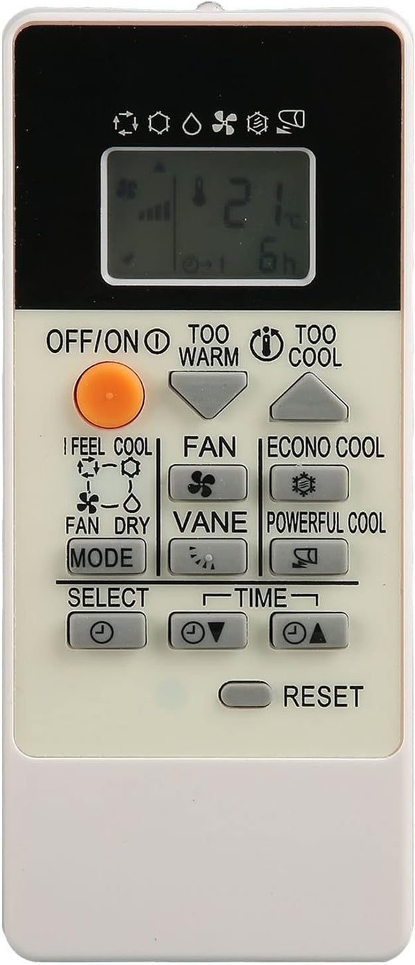 Replacement Remote Control for Mitsubishi Air Conditioner RU18A, Small Controller for Home Use
