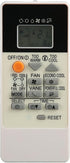 Replacement Remote Control for Mitsubishi Air Conditioner RU18A, Small Controller for Home Use