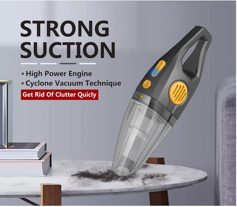 Dust Buster Upgrade Cordless Handheld Vacuum, 12000PA-16500PA High Power with Display for Car, Home, Office, and Pet