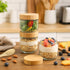12 Pack 10oz TBWIND Glass Jars with Bamboo Lids, Spoons, Airtight Overnight Oats Containers, Salad & Yogurt Storage