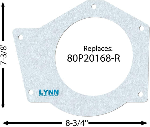 Lynn Manufacturing Replacement Gasket for St Croix Pellet Stove Blower 80P20168-R, 2101J