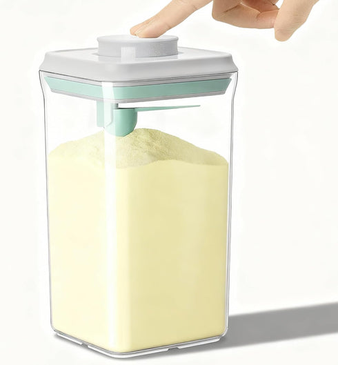 Formula Dispenser Container with Scoop 2000ML / 2.0QT Milk Powder BPA-Free Airtight