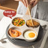 Four-Cup Fried Egg Pan, Medical Stone Non-Stick Frying Pan for Breakfast, Divided Egg Omelet Pans