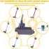 for Dyson V8 Battery Adapter for Dewalt 20V Battery, Convert to for Dyson V8 Series Animal Vacuum Converter