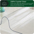 FEHAONST 1.5mmThick 18x72 Inch Crystal PVC Kitchen Coutertop Pad Clear Vinyl Table Cover Protector Rectangular Plastic