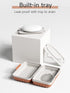 Doter Travel Soap Holder with Lid - Draining Soap Box for Shower -Compact Travel Soap Case Leak-Proof Design
