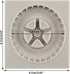 3D Round Tire Fondant Mold Truck Wheel Silicone Mold For Cake Decorating Cupcake Topper Chocolate Gum Paste Polymer Clay Set Of 1