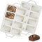 CAKETIME Mini Loaf Pans, Silicone Mini Bread Loaf Pans with Metal Reinforced Frame, 2 Pack for Baking, Confetti