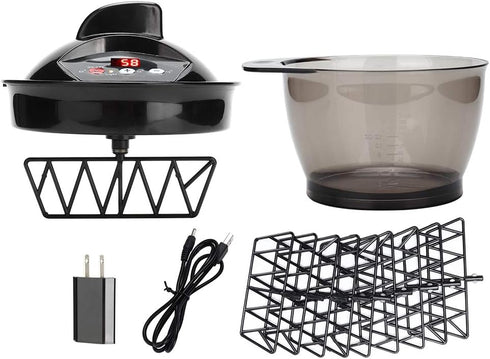 Electric Mixer with Scales Mixing Bowl, Automatic Dye Cream Blender for Hair Salon, Home, US Plug
