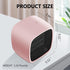 YOUCIDI Portable Space Heater, 1000W/800W Ceramic Electric Heater, Compact Small Warmer, Safe and Quiet for Indoor Use