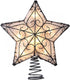 Kurt Adler UL 10-Light Metal Trimmed Capiz Inspired Star Treetop