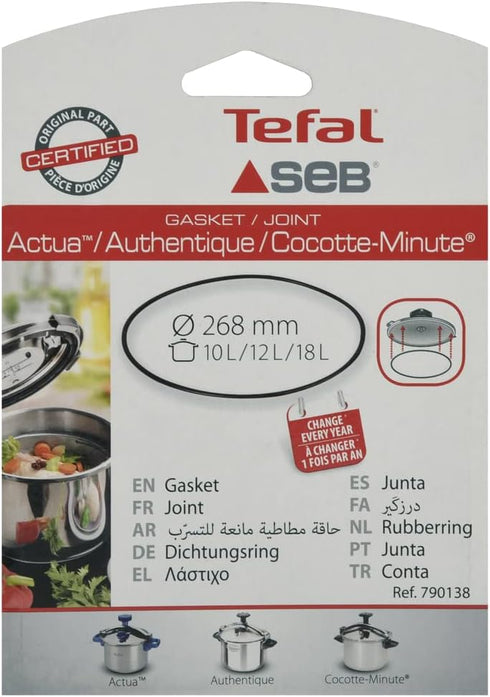 790138 Gasket for 10 to 18L Alu/Stainless Steel Pressure Cooker