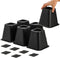 6 Pack Large Bed Furniture Risers, 6 inch Heavy Duty Couch Lift