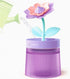 260ml Portable Mini Humidifier, Cute USB Small Humidifier with Flower, Quiet Cool Mist for Home and Travel