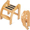 StrongTek Kids Step Stool with Handrails, Foldable Safety Stool, Wide Non-Slip Surface,