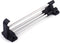 Autuwintor Adjustable 12 Inch Pull Out Valet Closet Rod with Screws, Cold Rolled Steel Black Silver, 1pcs