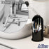 Countertop, 3 Dustproof Toothbrush Holders with Cover, Rotating Electric Toothbrush and Toothpaste Holder for Bathroom