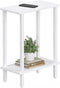 TUTOTAK Small Side Table, Narrow End Table, Skinny Sofa Table, Slim Nightstand,
