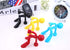 Creative Wall Climbing Villain Refrigerator Magnets, Magnet Key Hanging in Orange, Blue, Red, Green
