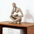 Bookshelf Decor, Coffee Table Decor, Library Decor Sculptures - Abstract Thinker Statue, Resin Modern Art Sculptures
