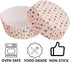 YOUEON 600 Pcs Jumbo Cupcake Liners, 3.5 In Greaseproof, 6 Oz Large Non-Stick Paper Baking Cups, 3 Pattern
