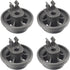 4581DD3003B Lower Dishrack Roller Assembly for L-G Dishwasher Wheels, 4 Pack